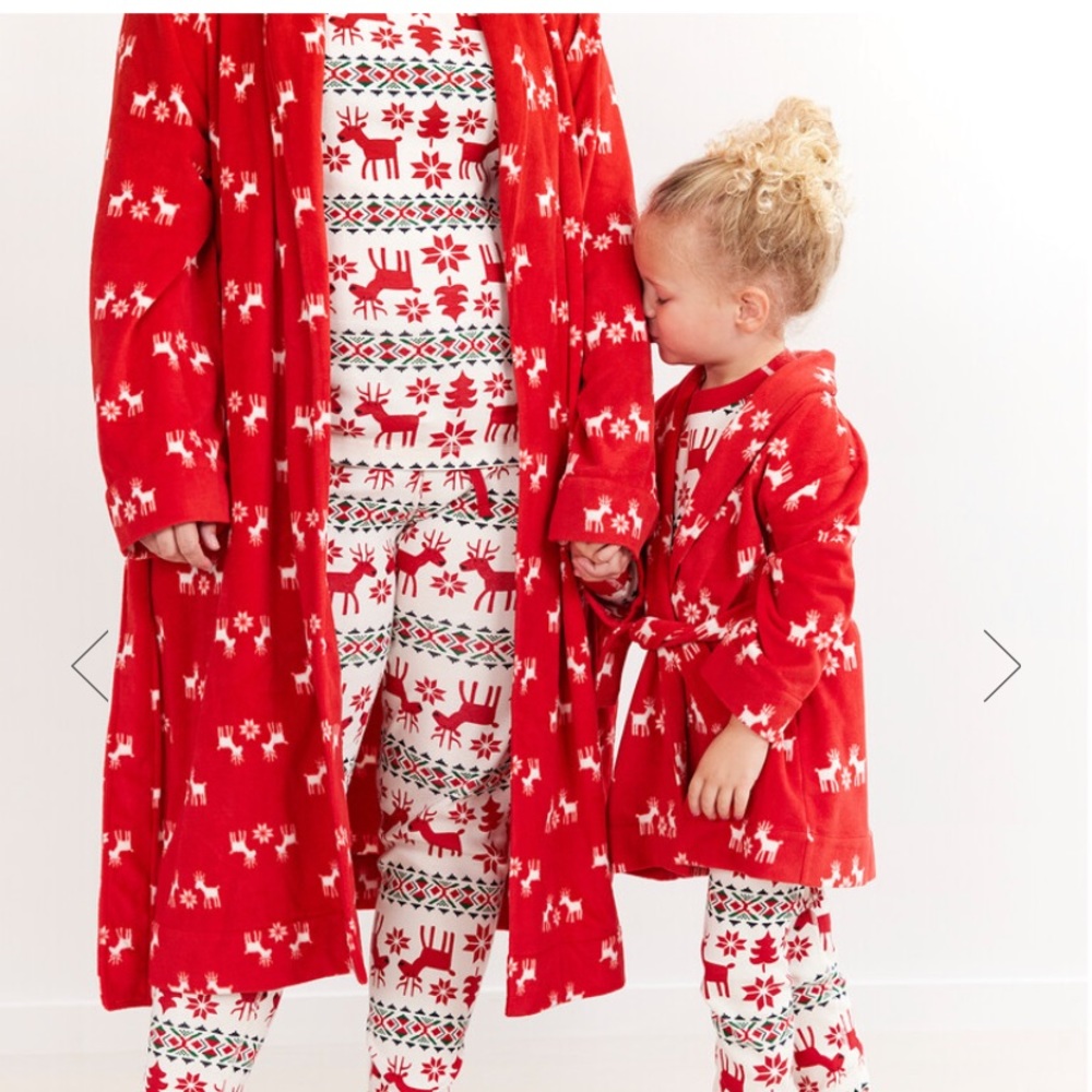 Hanna Andersson microfleece robe.